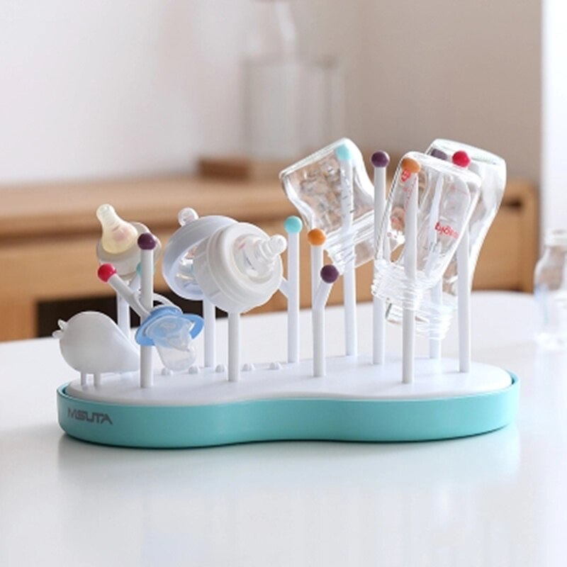 Infant Feeding Bottle Pacifier Drying Rack Countertop Drying Holder Shelf Free BPA Healthy Babies Bottle Drainer Dryer T0343